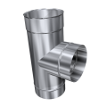 Trójnik 90° żaroodporny MKSZ Invest MK ŻARY Ø 130mm gr.0,8mm