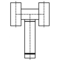 Deflektor typu "H" SWR Ø 100mm ocynk