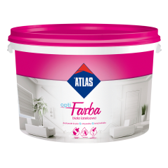 ATLAS PROFARBA - biała, lateksowa farba wewnętrzna - 10 litr