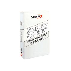 SOPRO QS 507 piasek kwarcowy (0,1 - 0,5 mm), 25 kg