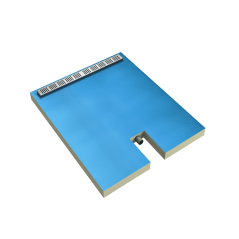 Botament LD-I płyta brodzikowa z odpływem liniowym zintegrowanym 1200x900 (79 mm)