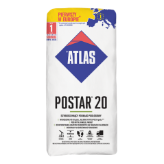 ATLAS POSTAR 20 10-80 mm 25kg szybkoschnący podkład cementowy