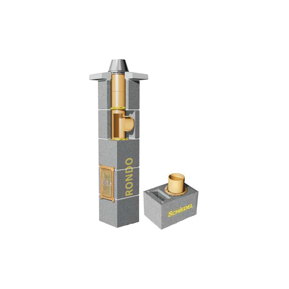 Керамічна димохідна система SCHIEDEL Rondo Ø 200 мм з вентиляцією